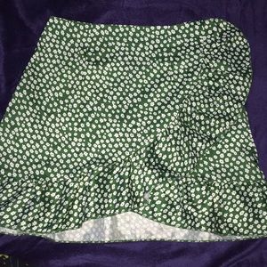 Skirt and wrap around shirt set